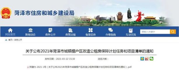 剛剛,2021年全市棚戶區(qū)改造計(jì)劃開工18575套,各縣區(qū)改造清單出爐!